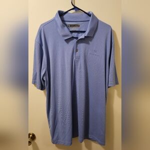 Pebble Beach Dry-Luxe Performance Golf Men's XXL Polo Short Sleeve Shirt Blue